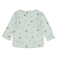 Longsleeve rib AOP - Lucky Bloombird