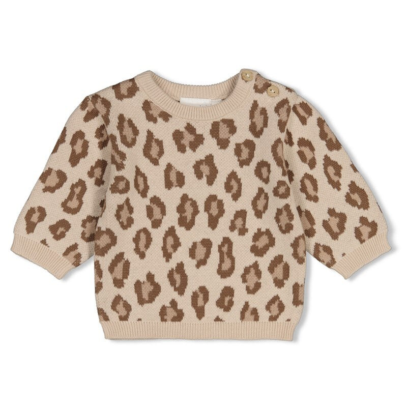 Feetje Sweater gebreid AO - The Knits Zand
