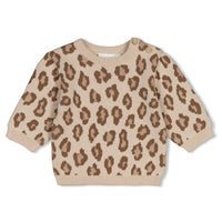 Feetje Sweater gebreid AO - The Knits Zand