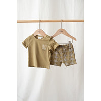 Feetje T-shirt - Safari Savage Groen