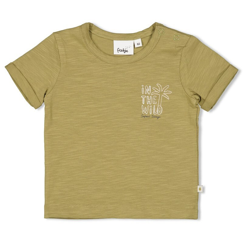 Feetje T-shirt - Safari Savage Groen