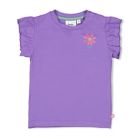 Feetje T-shirt - Rolling into Spring Paars