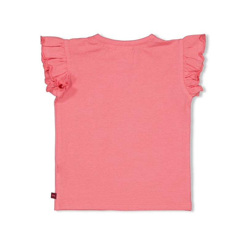 Feetje T-shirt - Salsa Sunset Roze