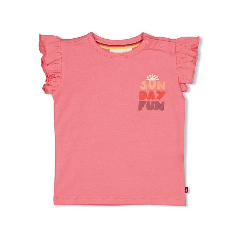 Feetje T-shirt - Salsa Sunset Roze