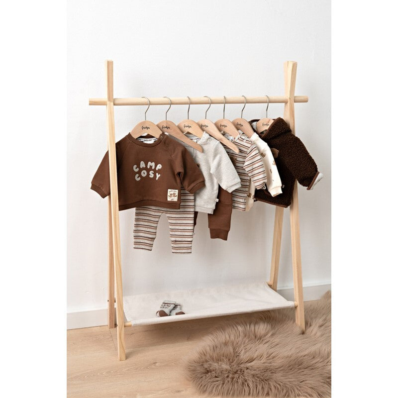 Omkeerbaar teddy jasje met capuchon - Tiny Timber Tales