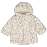 Feetje Fake fur jasje met capuchon - Dress to Impress Offwhite