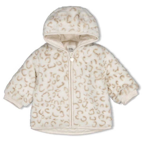 Feetje Fake fur jasje met capuchon - Dress to Impress Offwhite