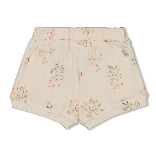 Short pointelle rib AOP - Let Your Dreams Blossom
