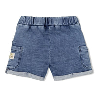 Feetje Short jogg denim - Safari Savage L.blauw denim