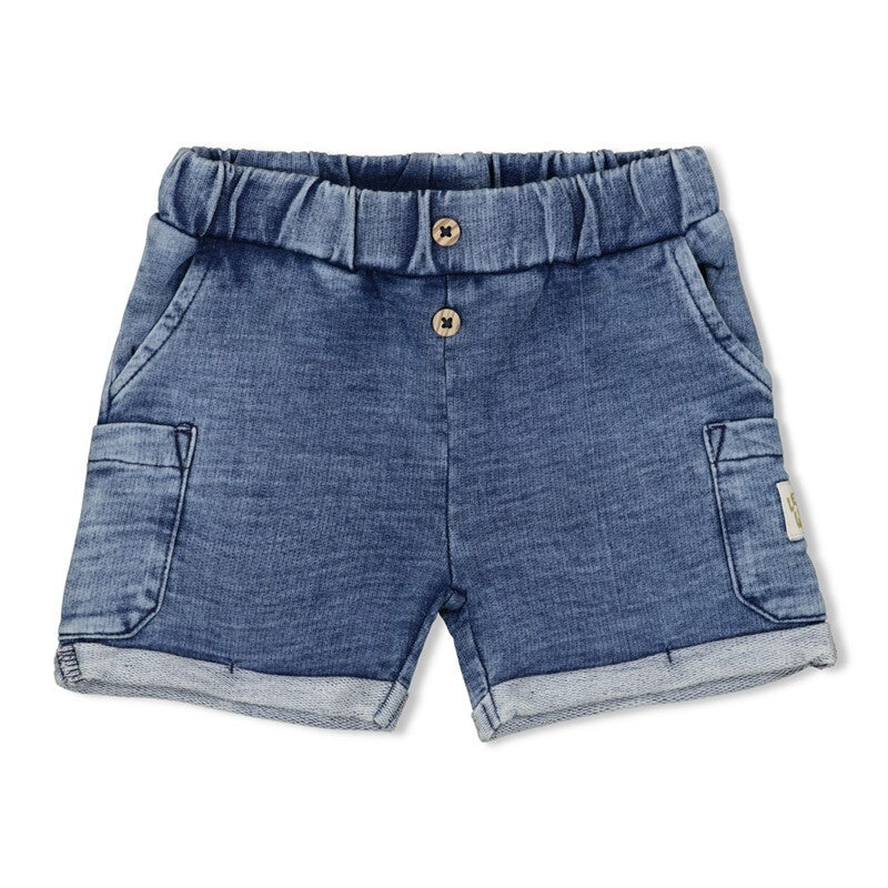 Feetje Short jogg denim - Safari Savage L.blauw denim