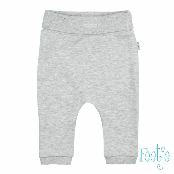 Feetje broek - giraffe Grijs melange