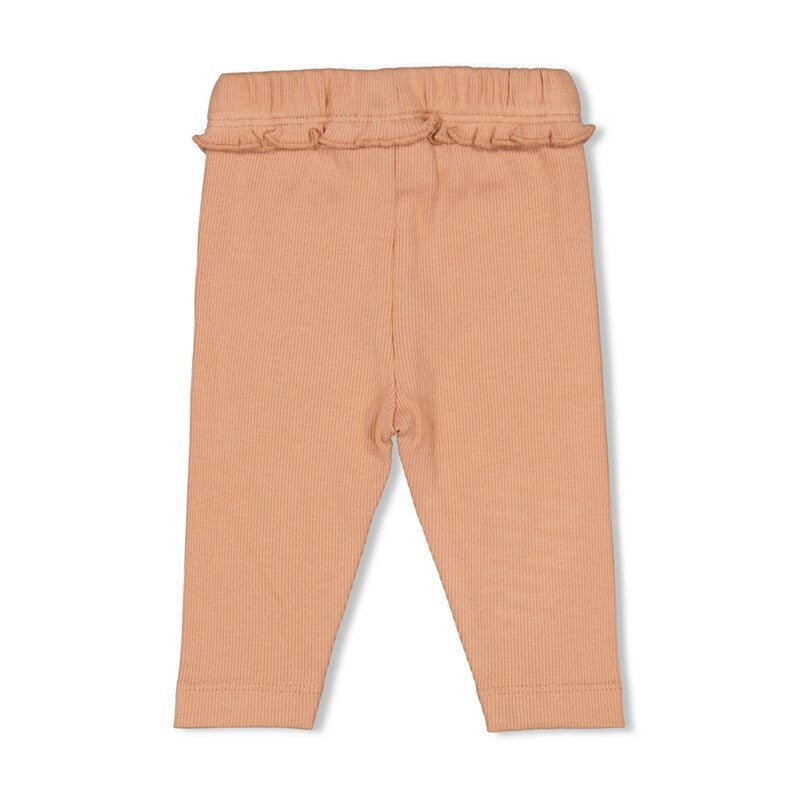 Feetje Legging rib - Dancing In The Moonlight Terra pink