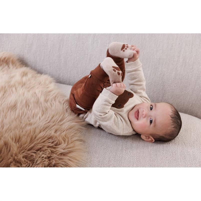 Feetje Broek velours rib - Wild World Bruin