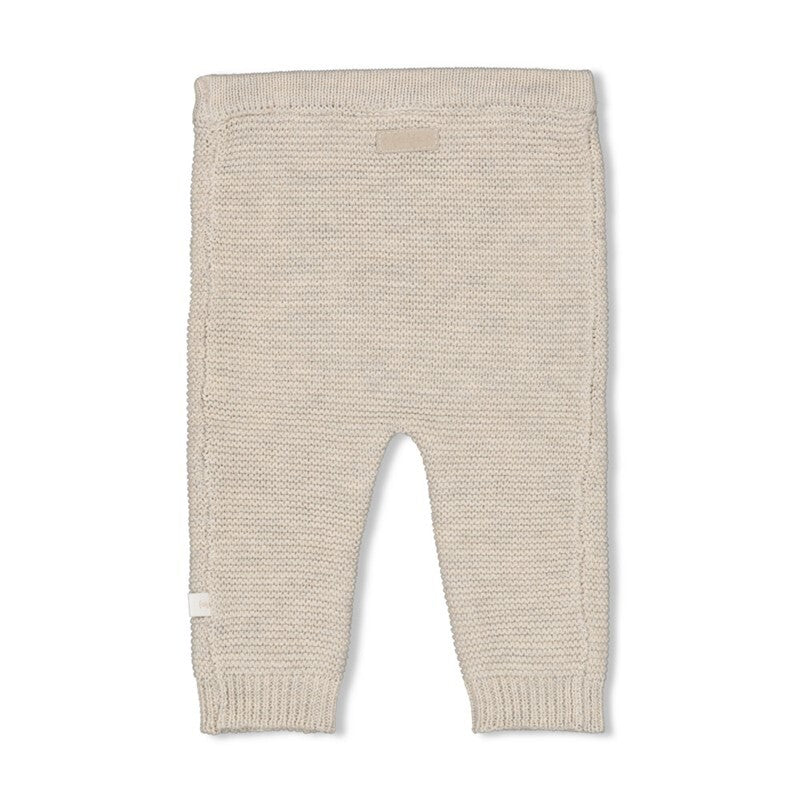 Feetje Broek gebreid - The Knits Taupe melange