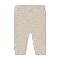 Feetje Broek gebreid - The Knits Taupe melange
