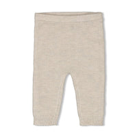 Feetje Broek gebreid - The Knits Taupe melange