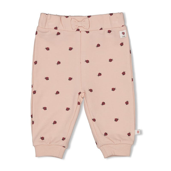 Feetje Broek AOP - Ladybug L.roze