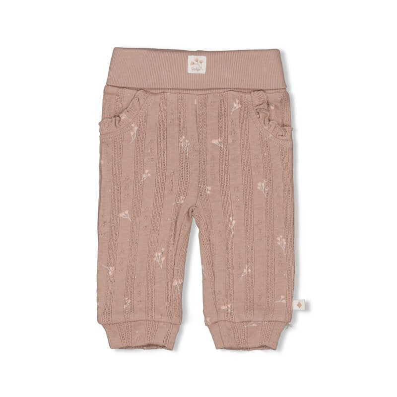 Broek pointelle rib AOP - Delicate Flower