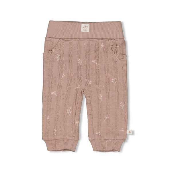 Broek pointelle rib AOP - Delicate Flower