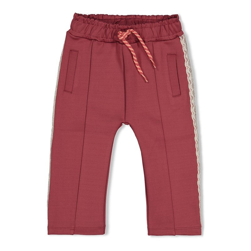 Feetje Sporty broek - Moon Flowers Mauve