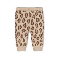 Feetje Broek gebreid AO - The Knits Zand