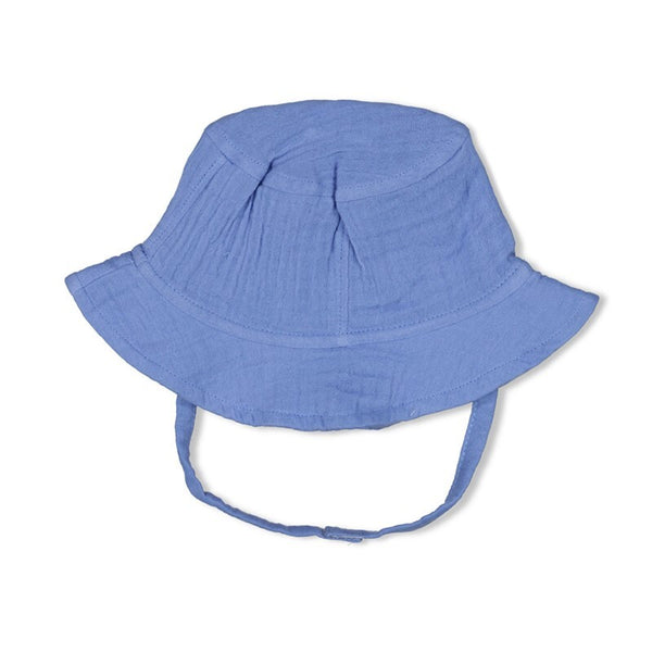 Feetje Zonnehoed mousseline - Sssiesta Blauw