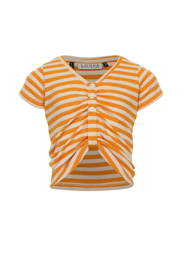 10Sixteen stiped T-shirt