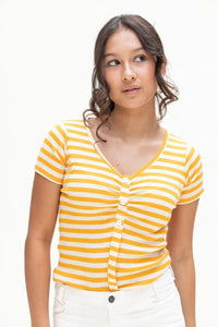 10Sixteen stiped T-shirt