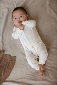 Noppies babypakje lange mouw nolan Animal off white