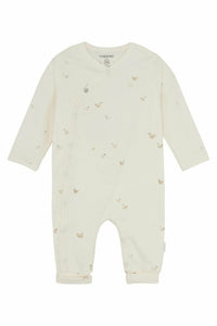 Noppies babypakje lange mouw nolan Animal off white