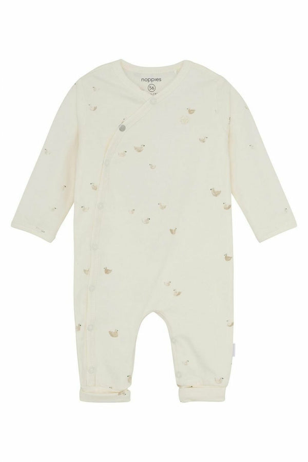 Noppies babypakje lange mouw nolan Animal off white