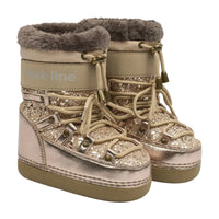 Mikk-Line Snow Boot Glitter Champagne glitter