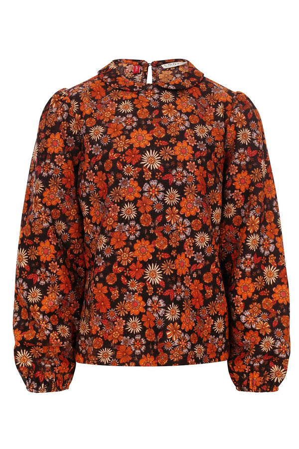 Little Retro rib blouse