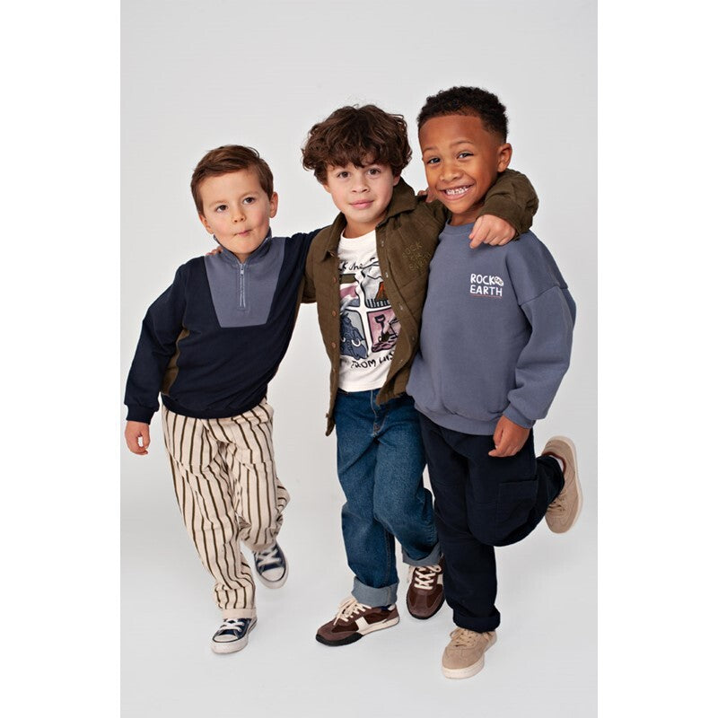 Sweater met backprint oversized - Rock the Earth