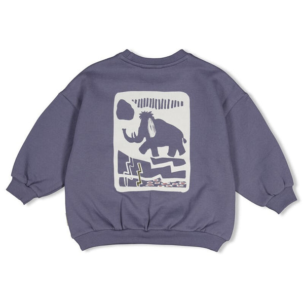Sweater met backprint oversized - Rock the Earth