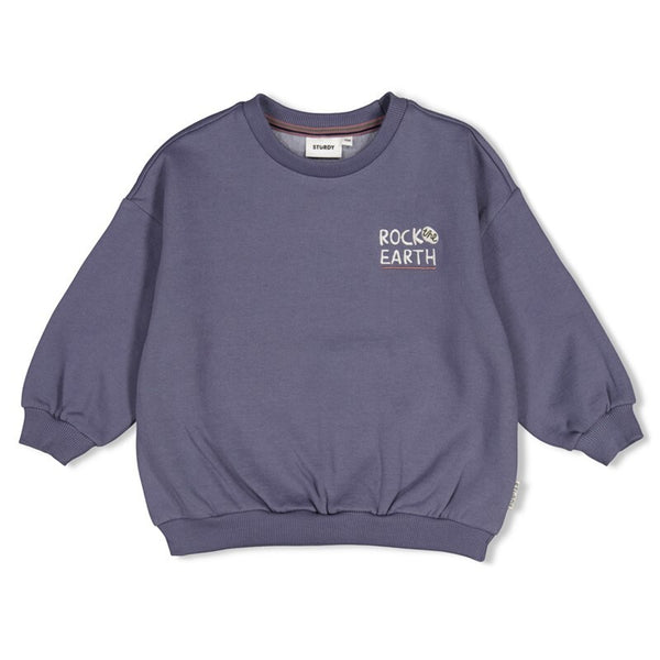 Sweater met backprint oversized - Rock the Earth