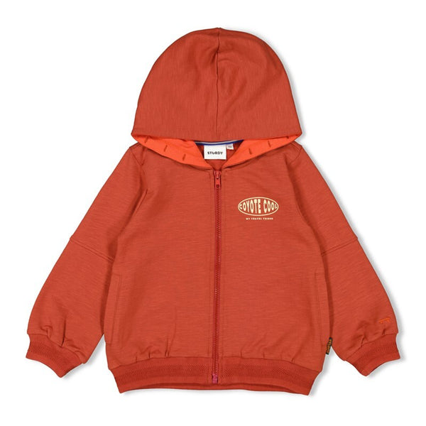 Sweatvest met capuchon - Chasing Trails