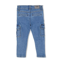 Sturdy Cargo broek denim - Winter Denims M.blauw denim
