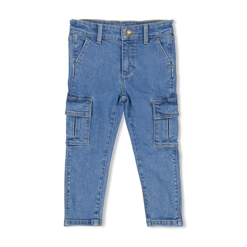 Sturdy Cargo broek denim - Winter Denims M.blauw denim