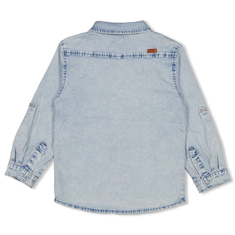 Sturdy Overhemd denim chambray - Summer Denims L.blauw denim
