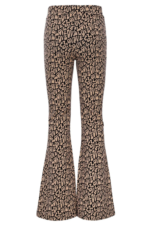 Little Printed flare pants
