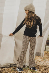 Little Printed flare pants