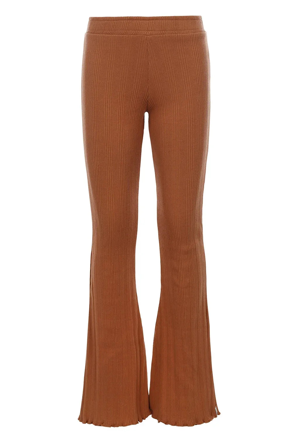 Little flare rib pants