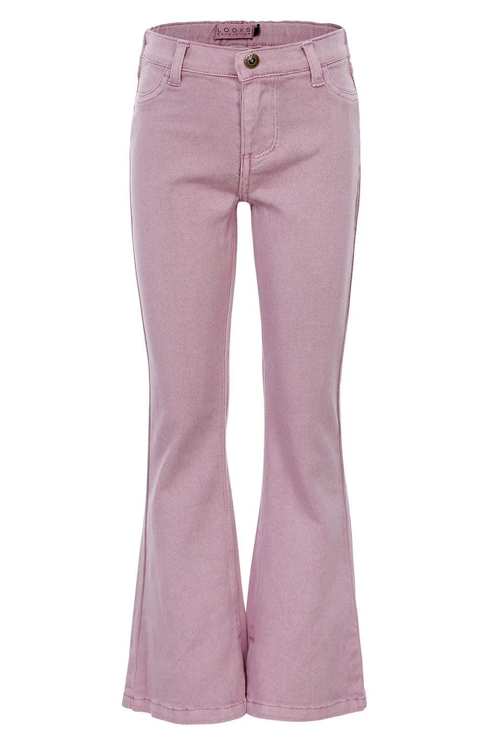 Little Twill flare pants
