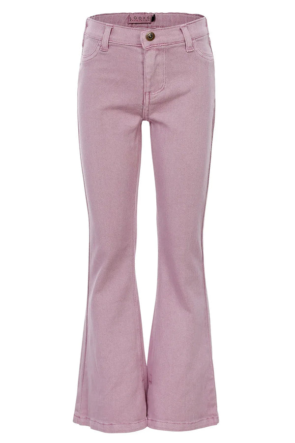 Little Twill flare pants