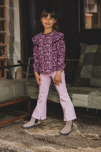 Little Twill flare pants