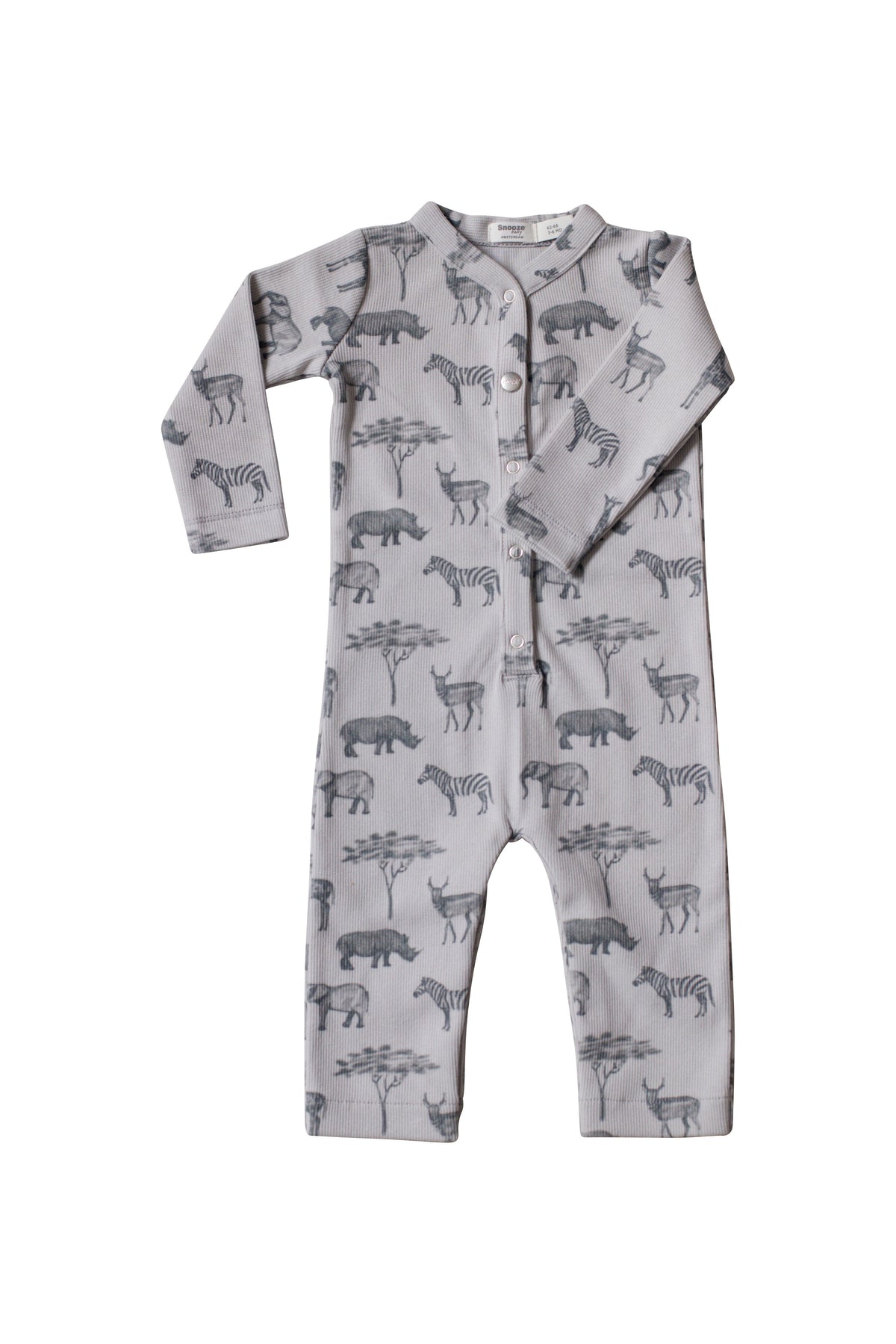 Snoozebaby suit GOTS Storm grey