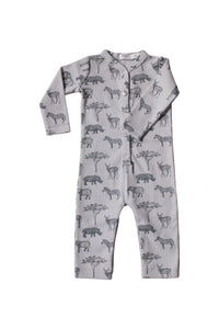 Snoozebaby suit GOTS Storm grey