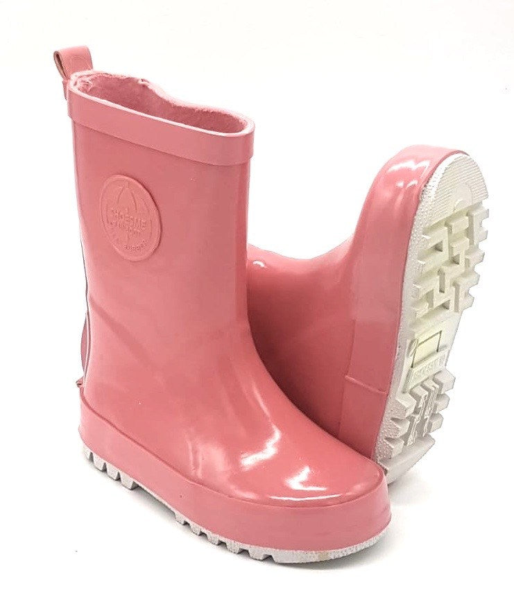 Shoesme regenlaars met fleecesok Roze