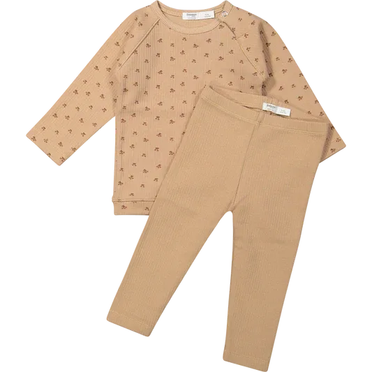 Snoozebaby pyjama Cherry pink